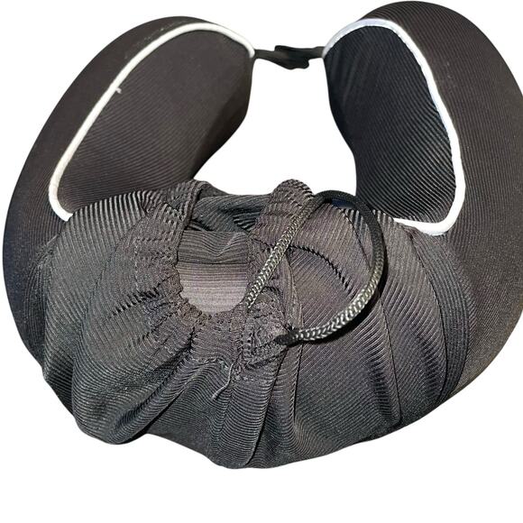 G Force Neck Pillow Travel Memory Foam Washable Cover Built In Compact Storage - Picture 3 of 12